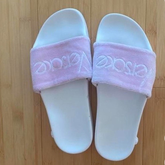 Versace Women Terry Cloth Flip Flops Slides - Picture 3 of 16